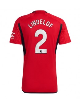 Manchester United Victor Lindelof #2 Heimtrikot 2023-24 Kurzarm